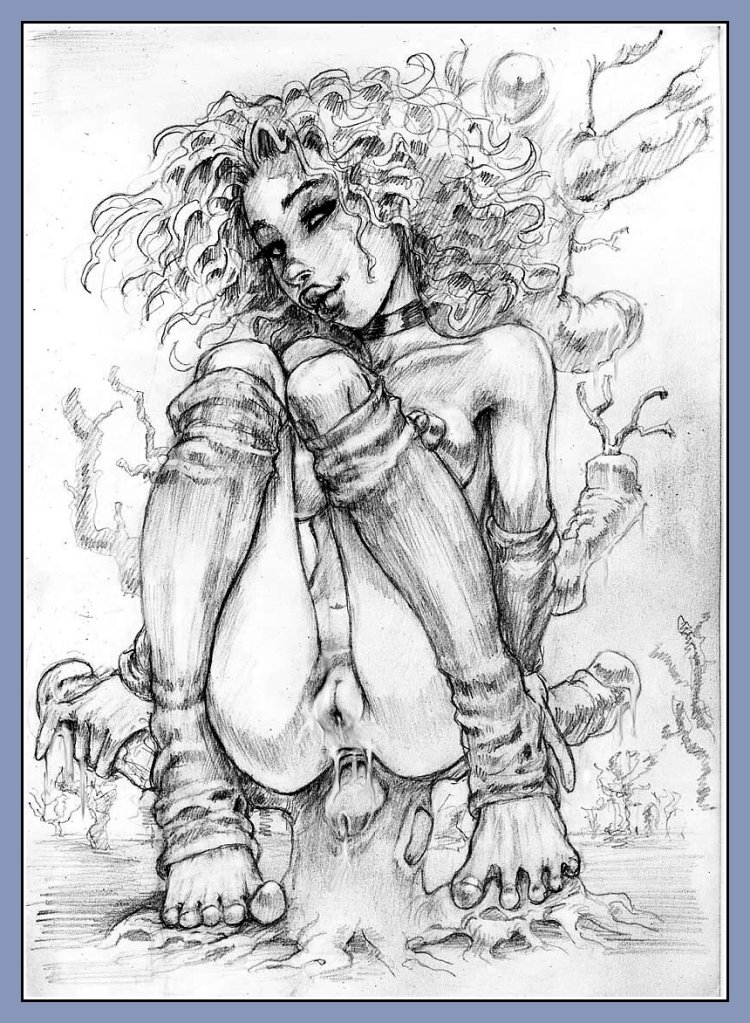 Pornographic drawings art
