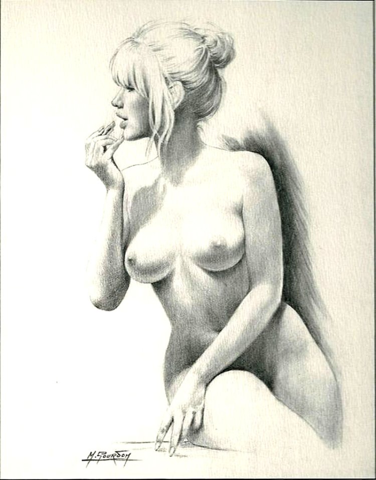 Naked dancers drawings