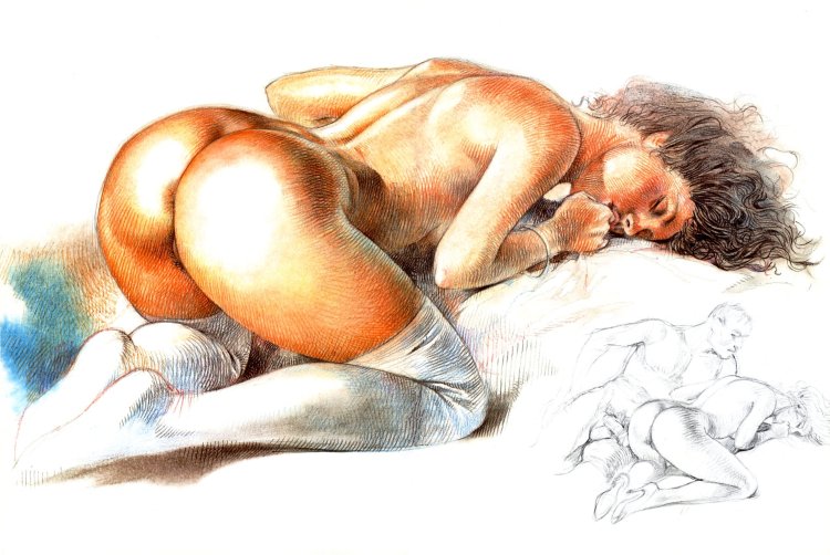 Pictures with a pencil naked