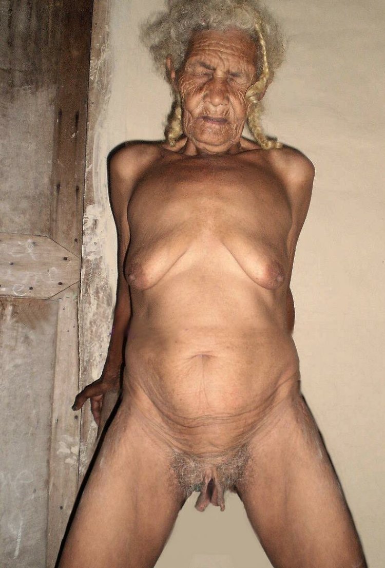 Very old naked women