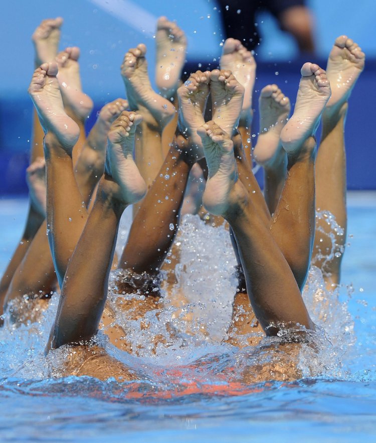 Pool with underwater speakers