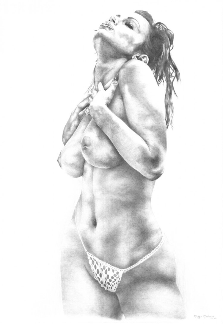 Drawing naked women pencil