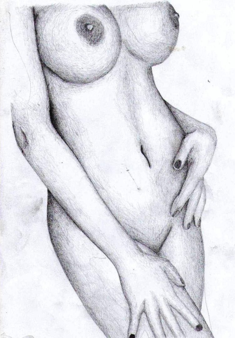 Adult naked women drawings