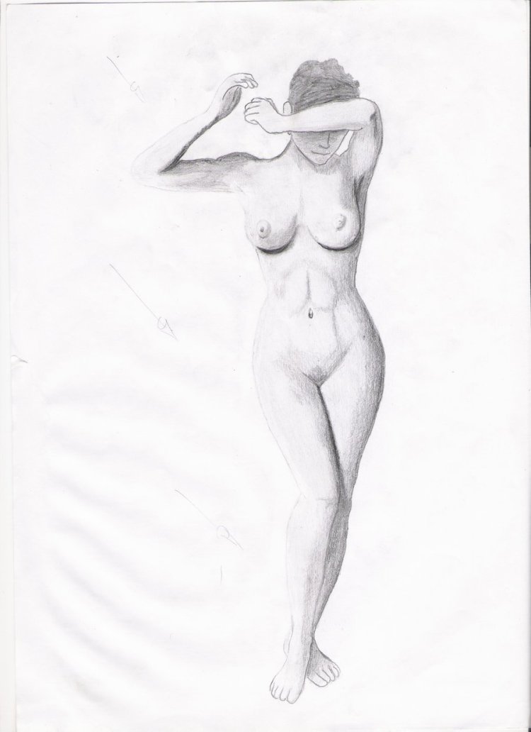Beautiful drawings of naked women