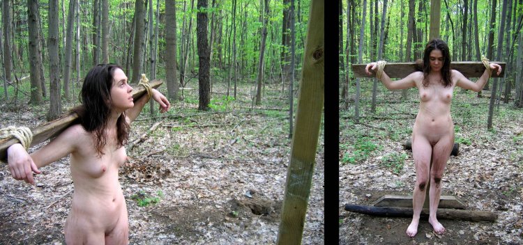 Kristinaslut - Fucking Pussy in the Woods