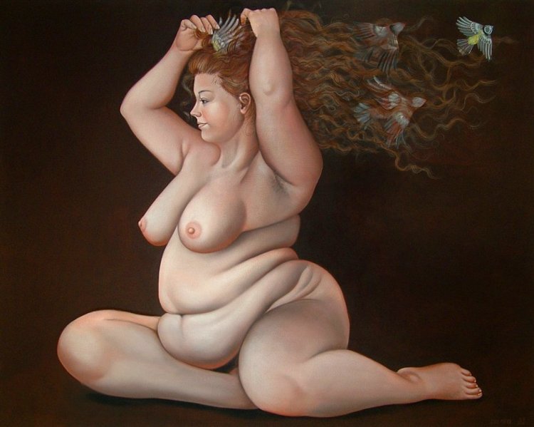 Bbw in nude art