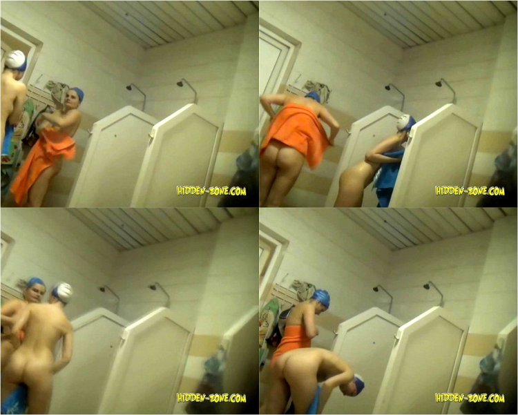 Hidden camera in the women's shower pool