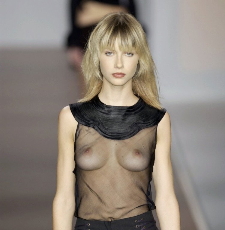 Little tits on the podium