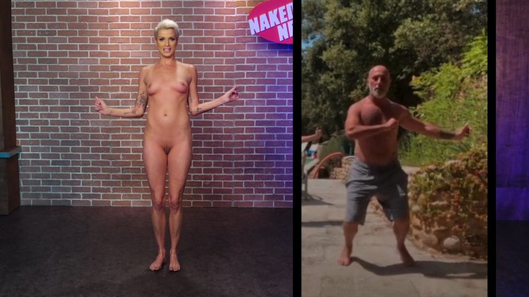 Olga Andrievskaya Nude Standing