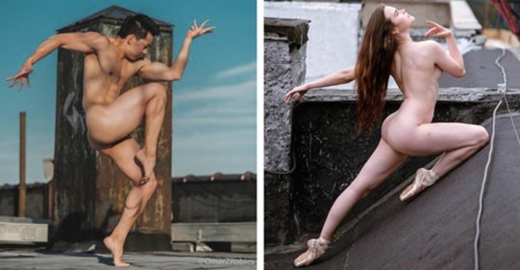 Beautiful naked dancers