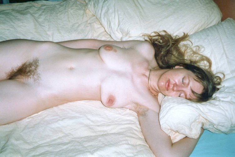 Drunk girl, naked in bed