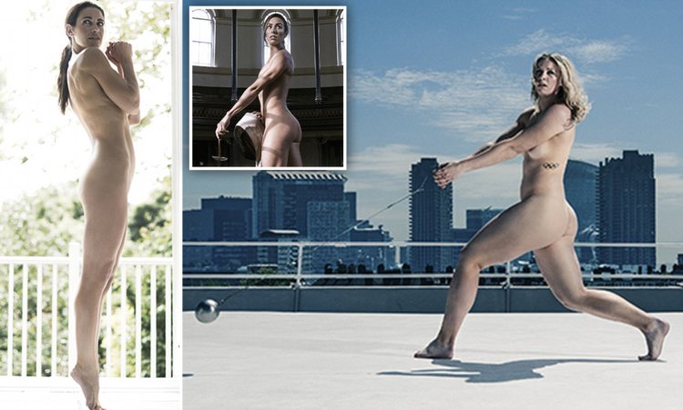 Naked famous Russian athletes