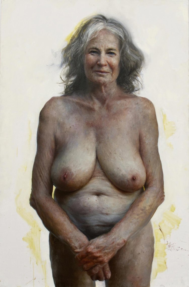 Beautiful naked old women