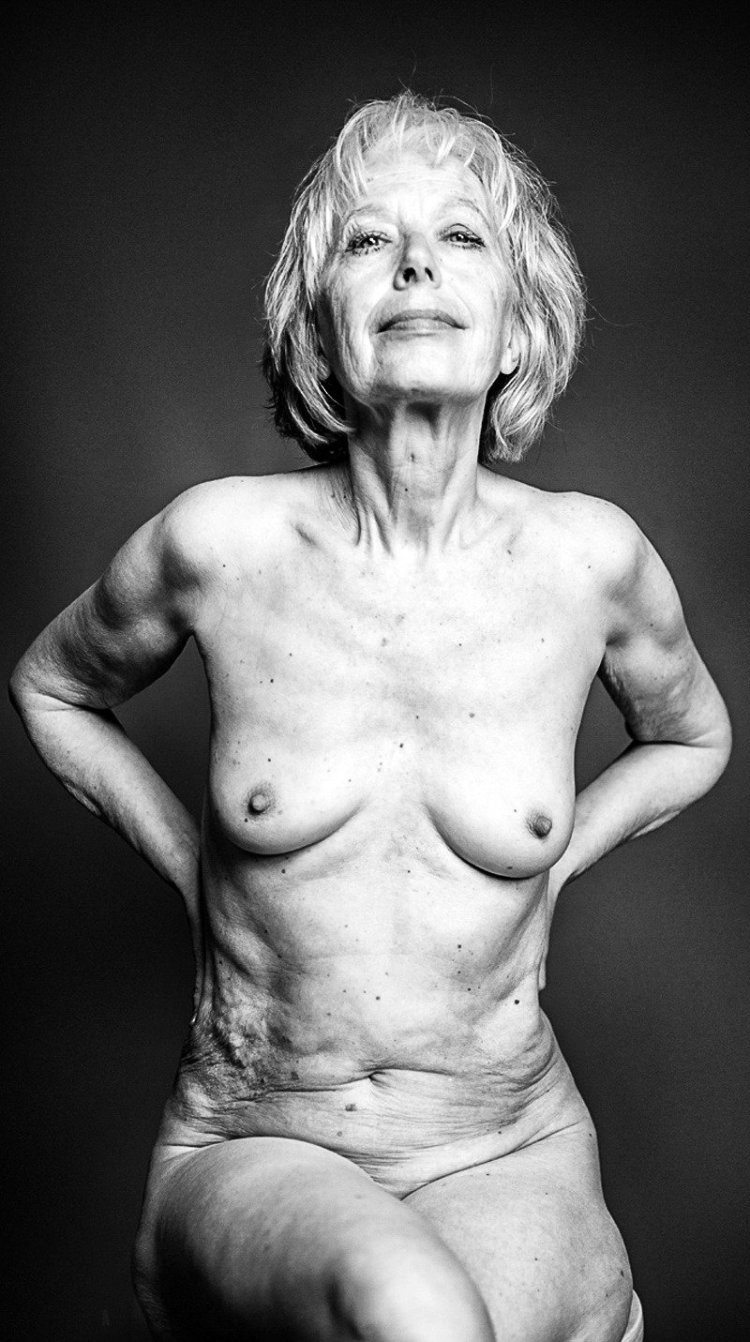 Beautiful elderly nude women