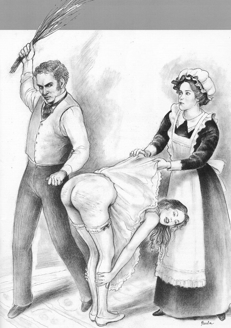 Punishment of girls spanking