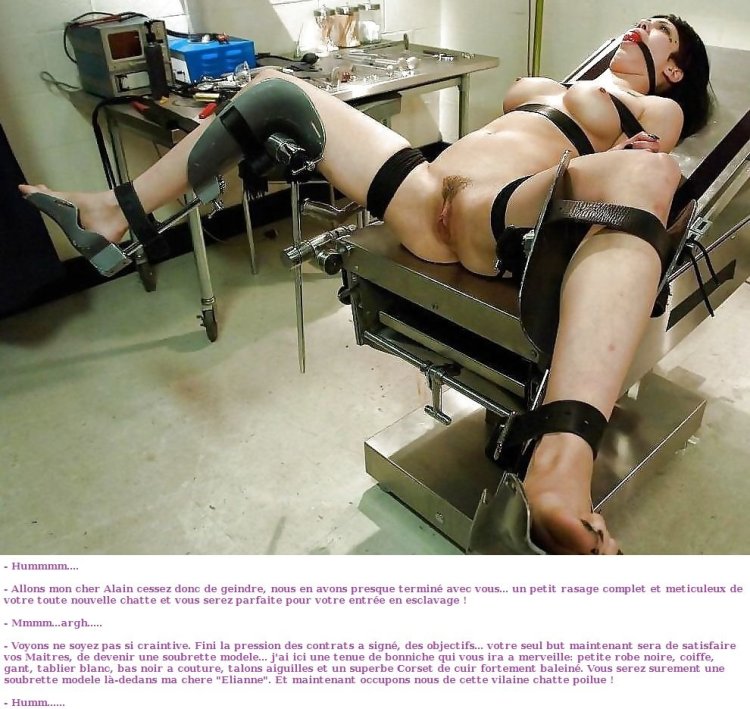 BDSM on the gynecological chair