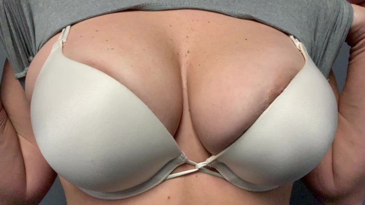 Huge breasts in a small bra
