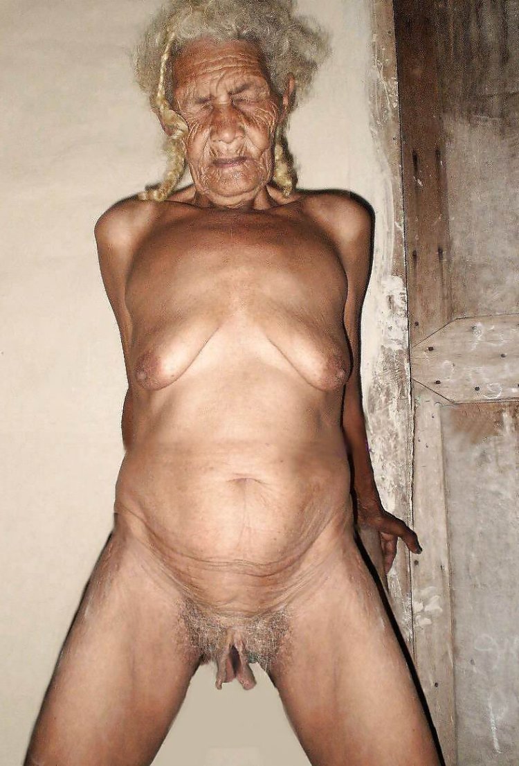 Very old naked old women