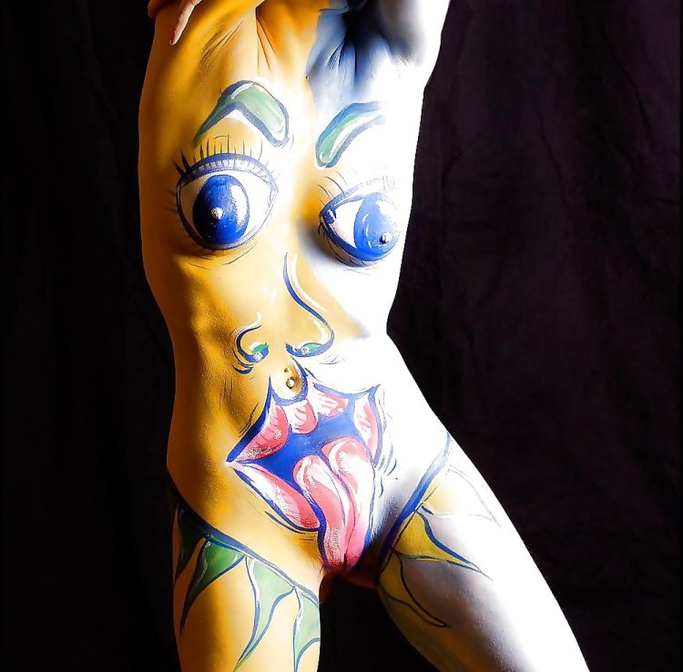 Body art at an intimate place