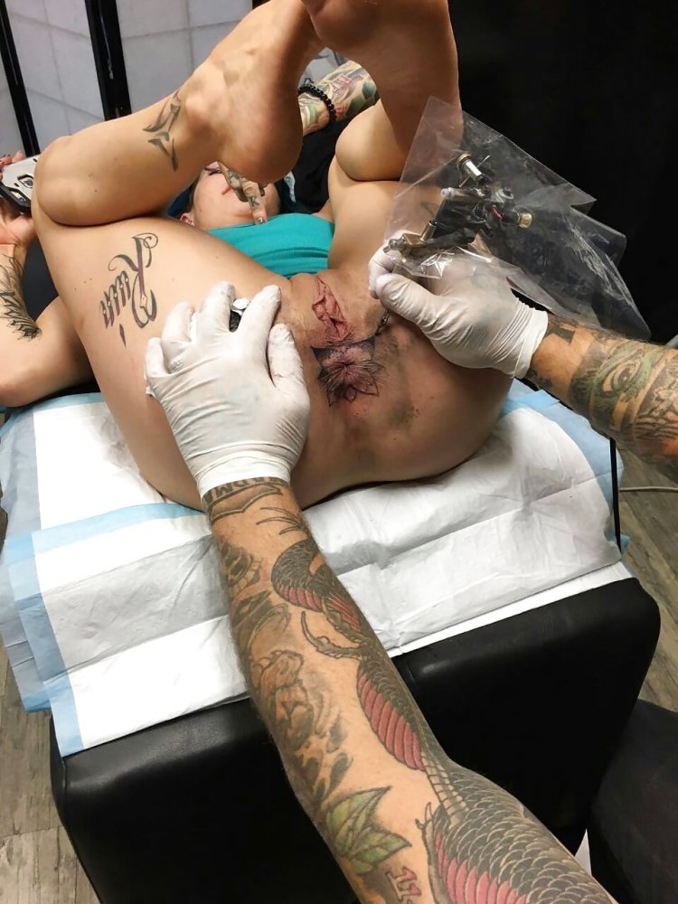 Tattoo on anal hole