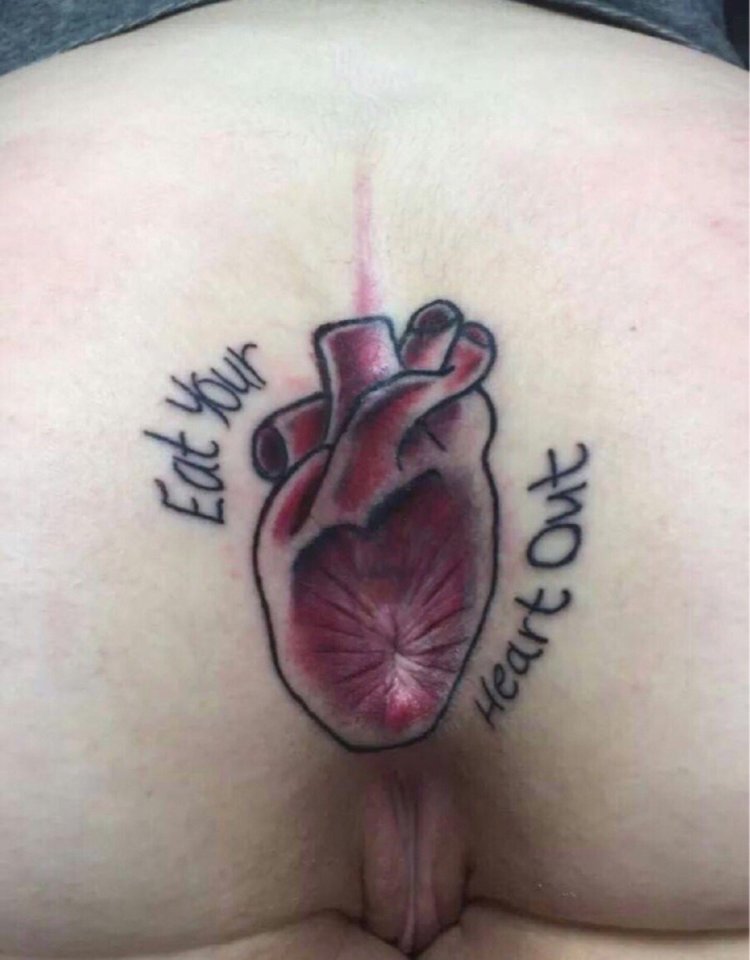 Tattoo on anal hole