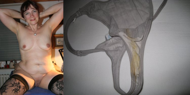 Adult women in dirty panties