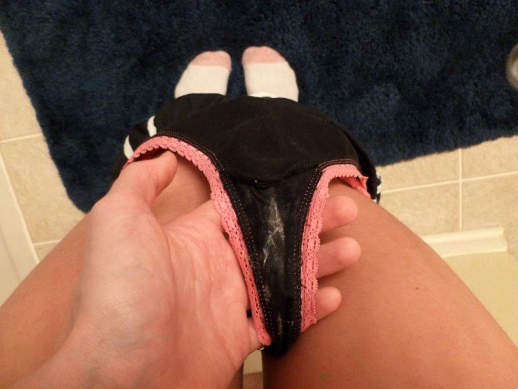 Fetish with female panties