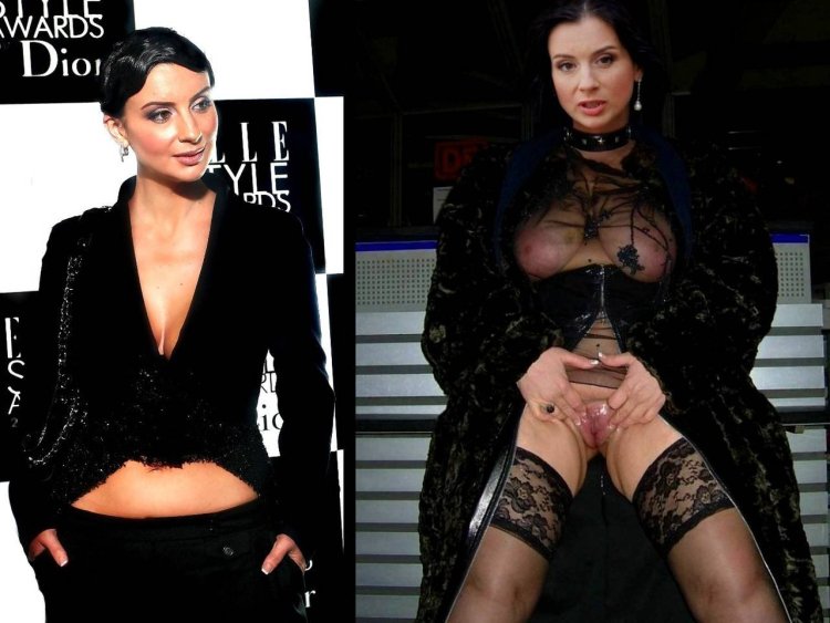 Catherine Varnava Naked in stockings