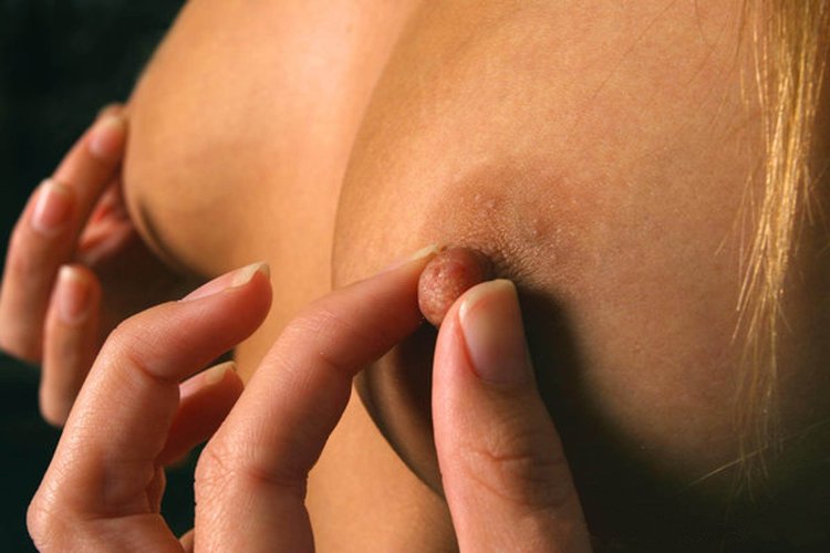 Beautiful female nipples