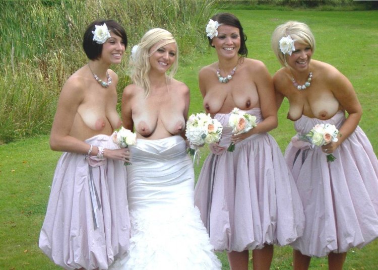 The bride was exposed at a wedding