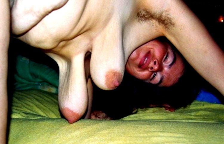 Scary hanging tits