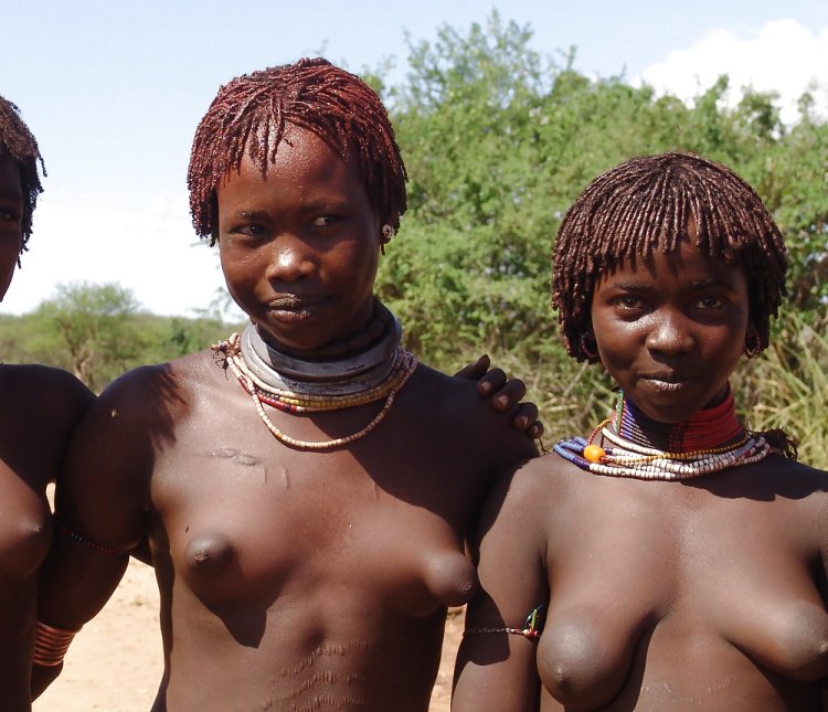 Naked black women from a tribe