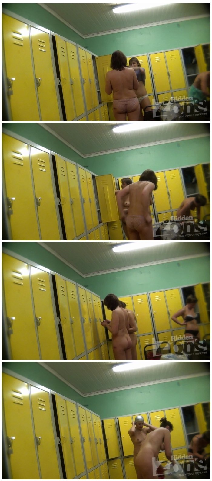 Hidden locker room shower area