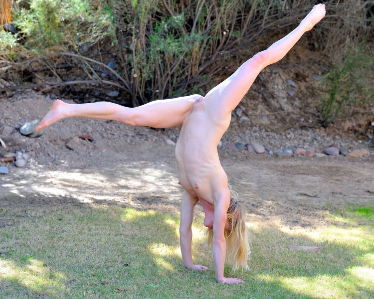 BDSM suspension hanging on the ceiling