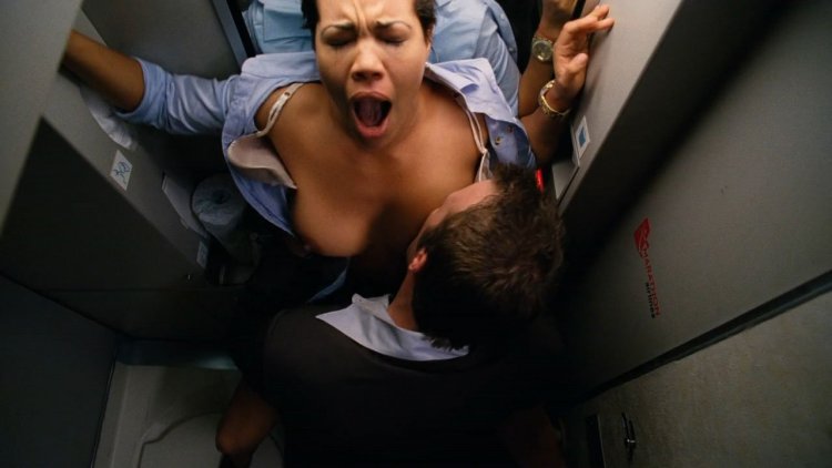 Fuck Stewardess in the helicopter