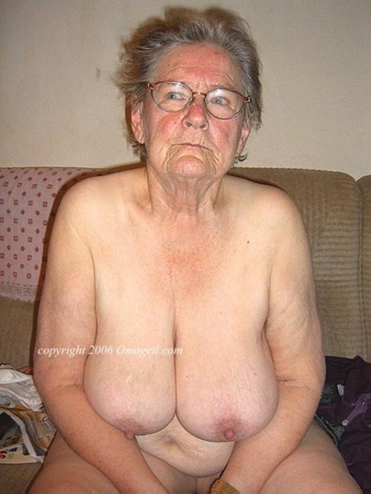 Old wrinkled tits grandmothers