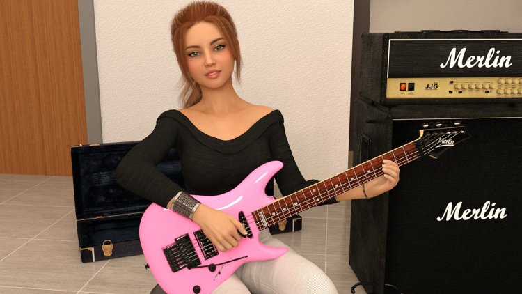 Melody Wylde stripped naked