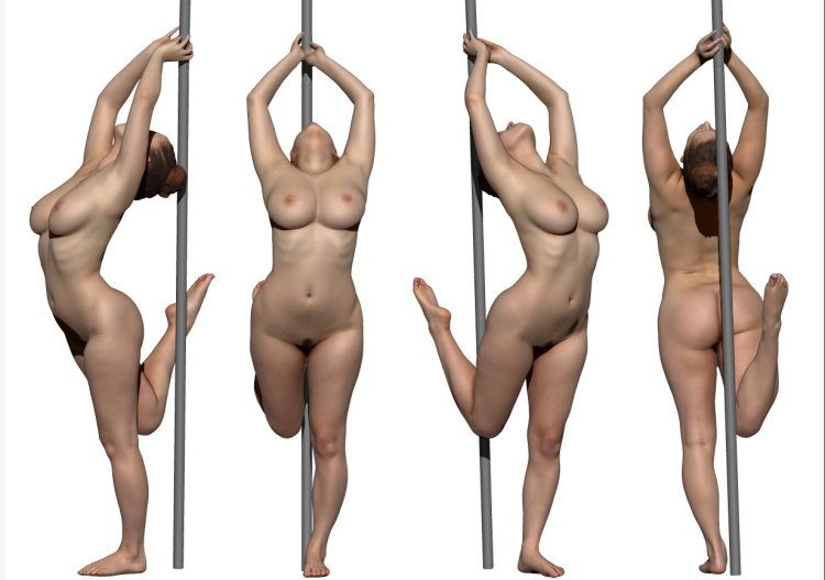 Reference poses naked women