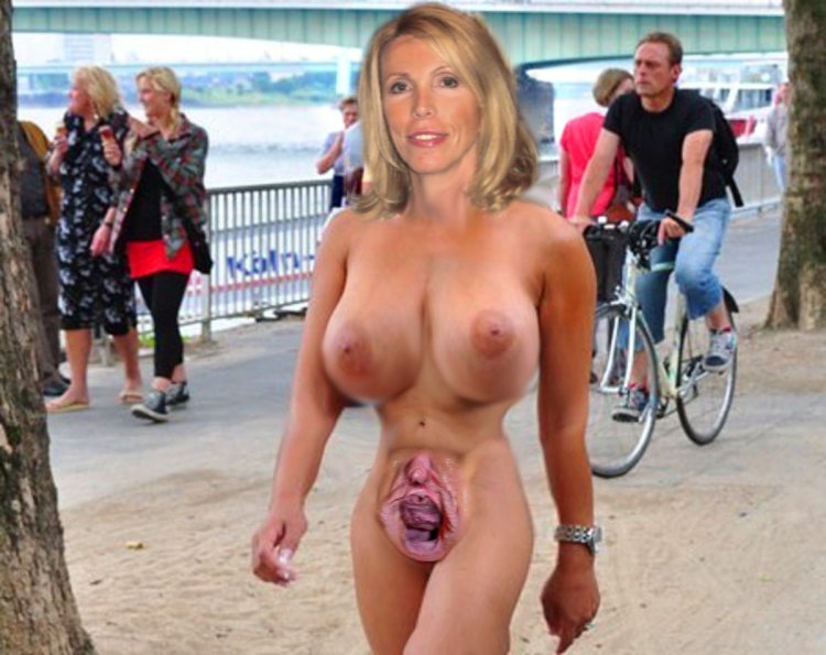 Naked Victoria Blaise by tram