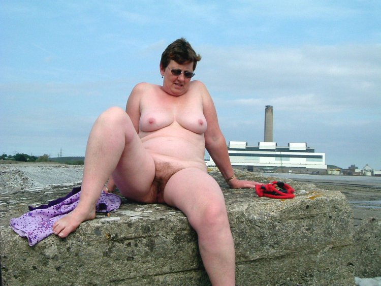 Mature thick hairy nudists