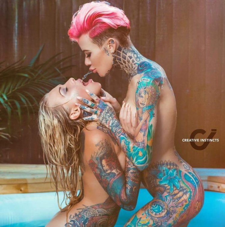 Tattoo Model Lauren Brock Naked