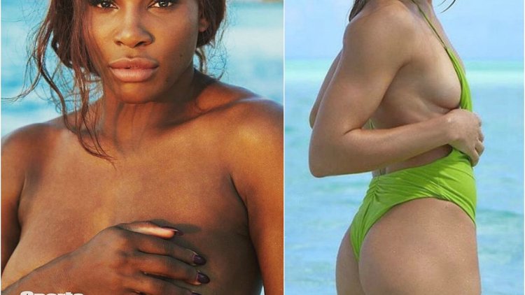 Serena Williams in Nude style