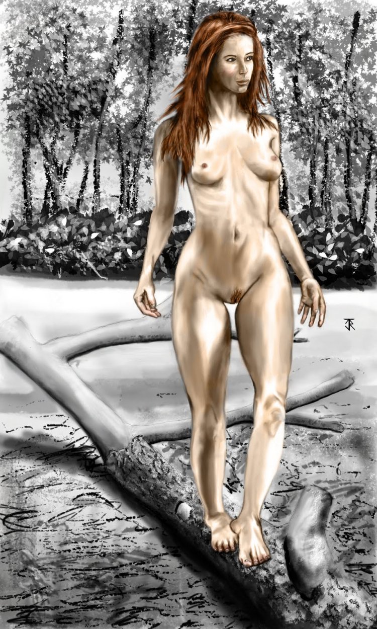 Naked Anthony in public