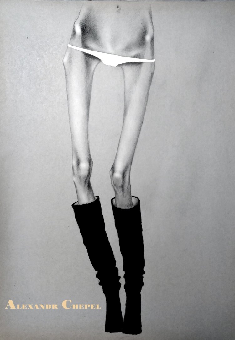 Naked thin supermodels