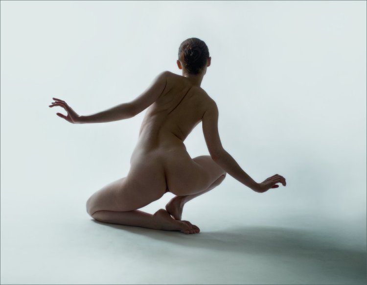 Naked women with non-standard figure