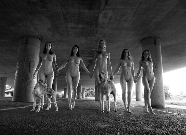 Group photo session Nude