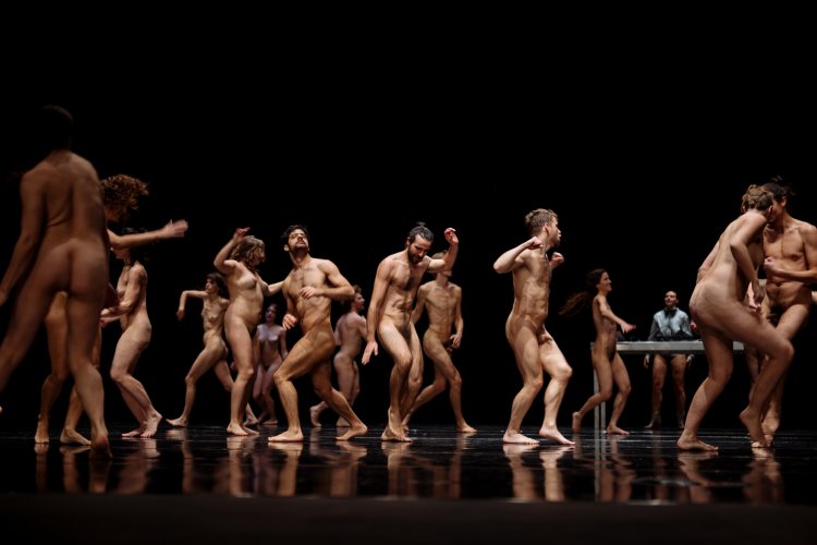 Modern dancing naked