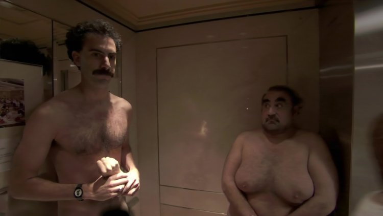 Sasha Baron Cohen naked