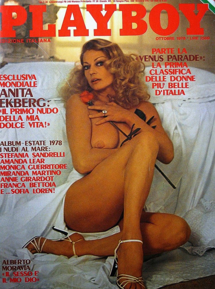 Porn actress Anita Ekberg