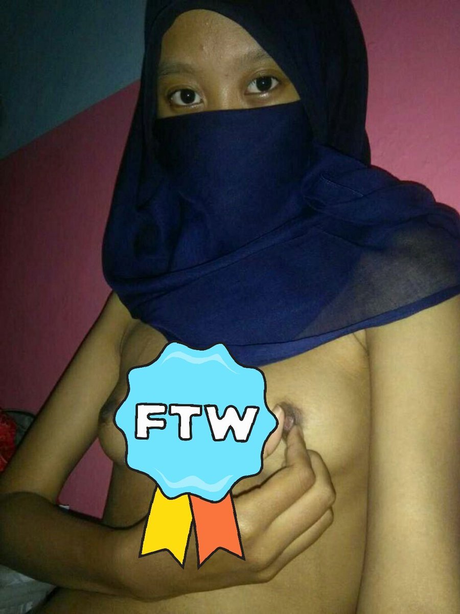 Nipples through hijab boobs